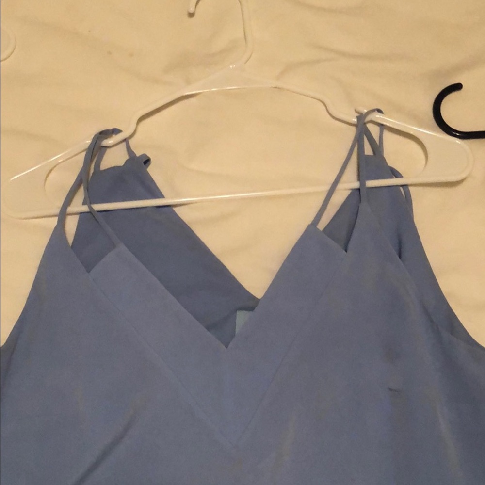 Light Blue Flowy Dress - Picture 3 of 4